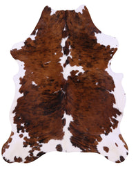 Thumbnail for Brindle Natural Cowhide Rug - Large 6'11