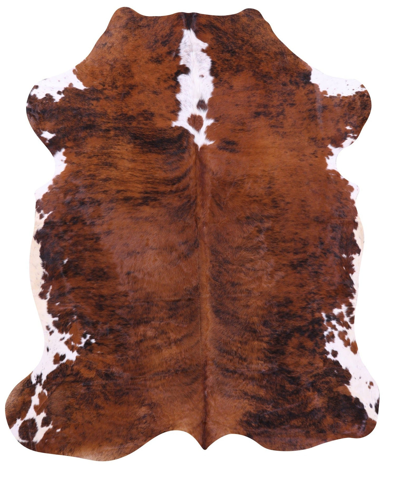 Brindle Natural Cowhide Rug - Large 7'2"H x 5'10"W