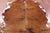 Brown Natural Cowhide Rug - Medium 6'5"H x 5'9"W