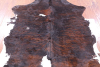 Thumbnail for Brindle Natural Cowhide Rug - Small 6'2