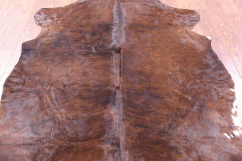 Brindle Brown Natural Cowhide Rug - Medium 6'3
