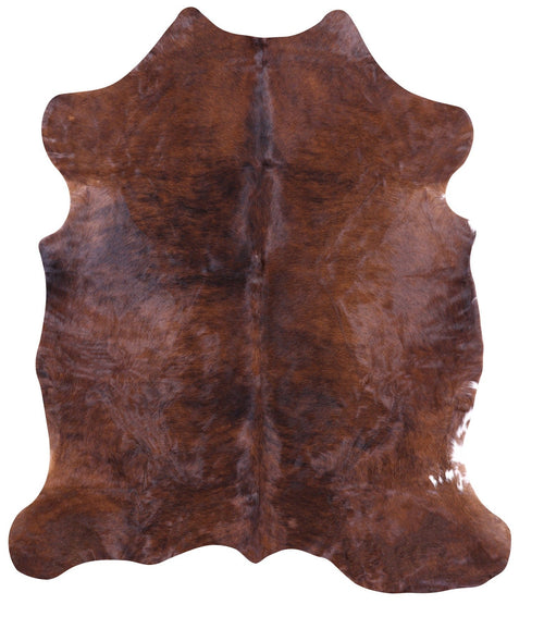 Brindle Brown Natural Cowhide Rug - Medium 6'3