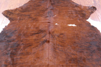 Thumbnail for Brindle Natural Cowhide Rug - Medium 5'10