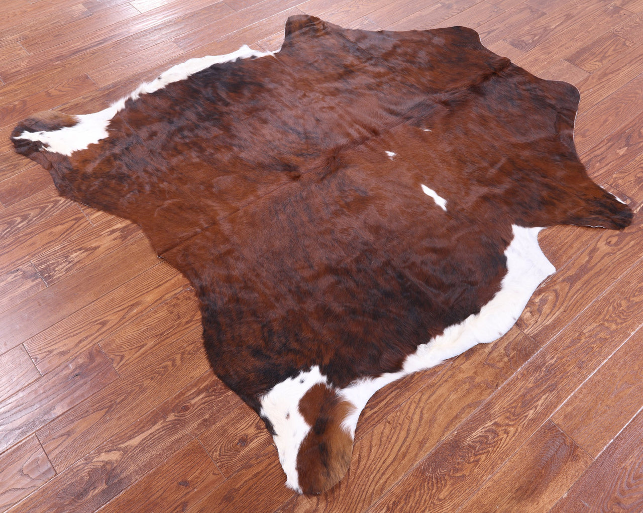 Brindle Natural Cowhide Rug - Small 5'10"H x 5'7"W