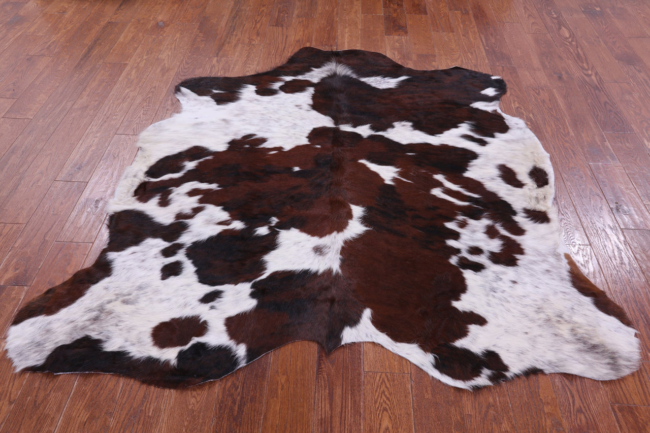 Tricolor Natural Cowhide Rug - Small 5'8"H x 5'10"W