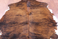 Thumbnail for Brindle Brown Natural Cowhide Rug - Medium 5'11