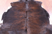 Thumbnail for Brindle Natural Cowhide Rug - Small 5'11