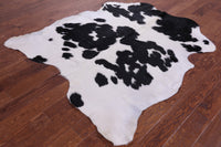 Thumbnail for Black & White Natural Cowhide Rug - Small 5'10