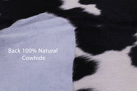 Thumbnail for Black & White Natural Cowhide Rug - Small 5'10