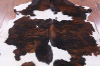 Thumbnail for Tricolor Natural Cowhide Rug - Small 6'0