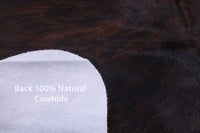 Thumbnail for Brindle Brown Natural Cowhide Rug - Medium 6'2