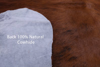 Thumbnail for Brown Natural Cowhide Rug - Medium 6'0