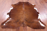 Thumbnail for Brown Natural Cowhide Rug - Medium 6'0