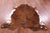 Brown & White Natural Cowhide Rug - Medium 6'0"H x 5'10"W