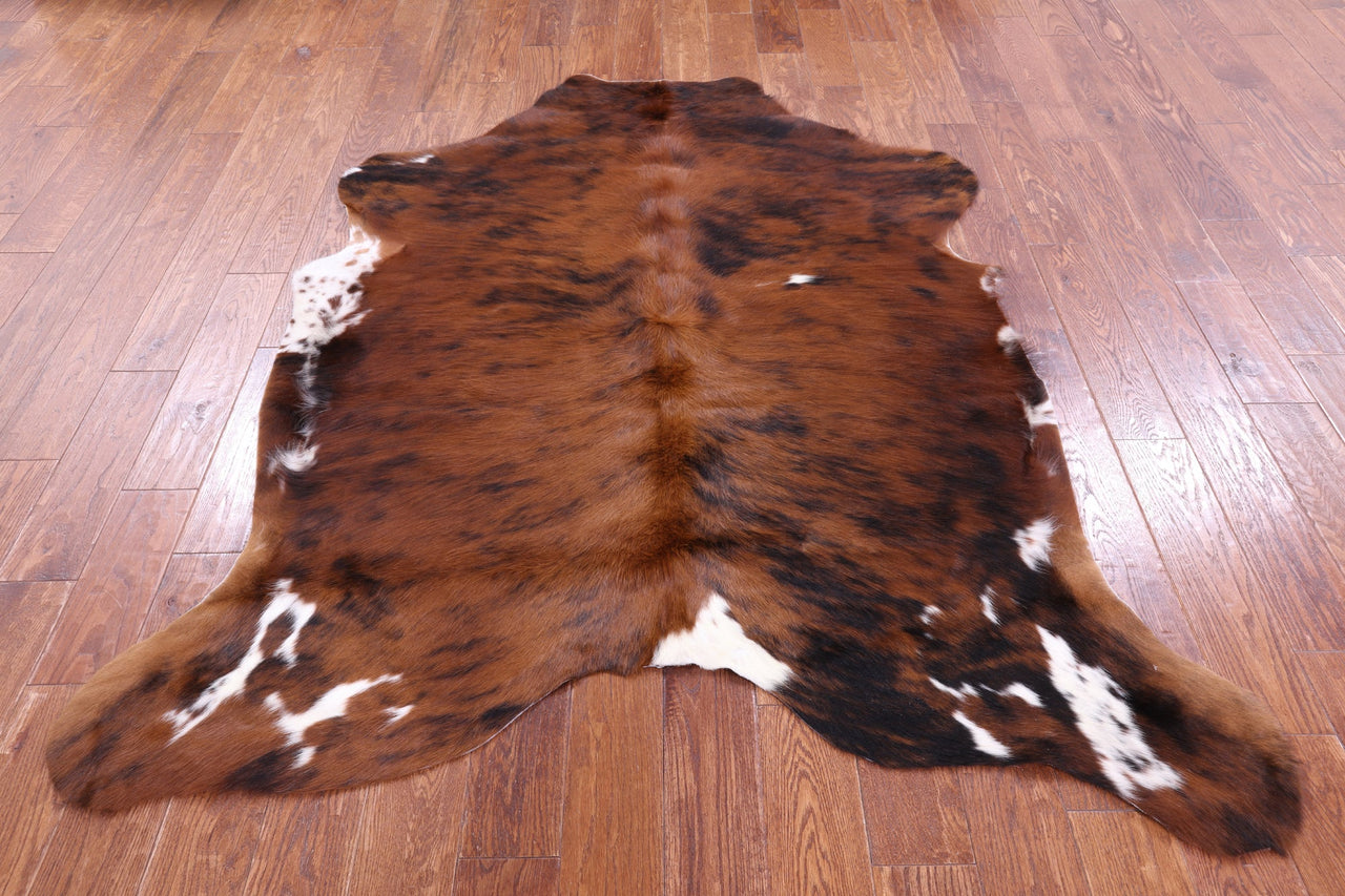 Brindle Natural Cowhide Rug - Small 6'5"H x 5'5"W