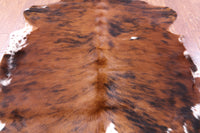 Thumbnail for Brindle Natural Cowhide Rug - Small 6'5