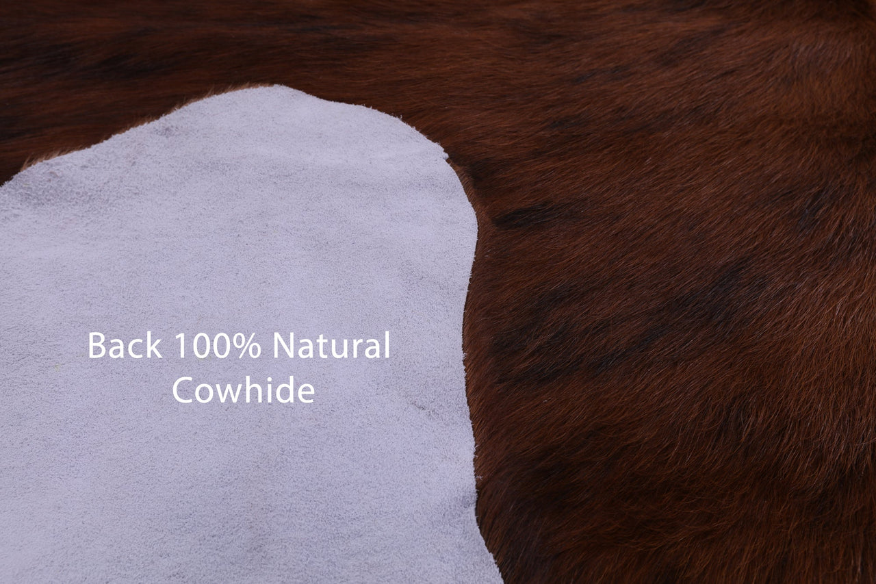 Brindle Natural Cowhide Rug - Small 6'5"H x 5'5"W