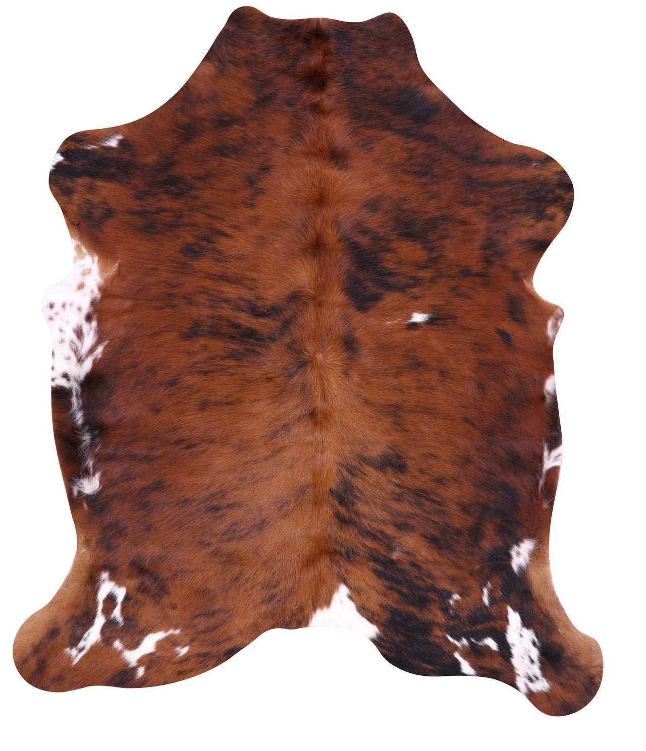 Brindle Natural Cowhide Rug - Small 6'5"H x 5'5"W