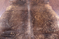 Thumbnail for Metallic Natural Cowhide Rug - Medium 6'2