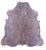 Metallic Natural Cowhide Rug - Large 6'7"H x 6'4"W