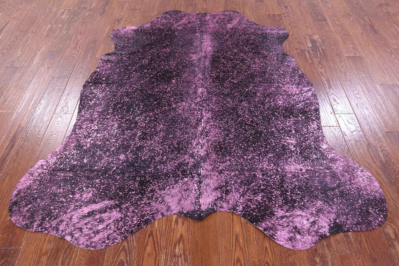 Metallic Natural Cowhide Rug - XLarge 7'0"H x 6'3"W