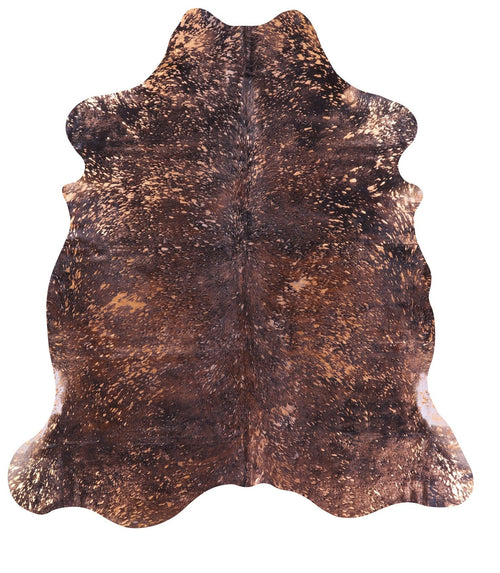 Metallic Natural Cowhide Rug - X-Large 7'6