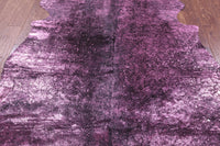 Thumbnail for Metallic Natural Cowhide Rug - Large 6'8