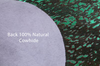 Thumbnail for Metallic Natural Cowhide Rug - XLarge 7'6