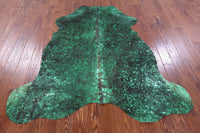 Thumbnail for Metallic Natural Cowhide Rug - Medium 6'2