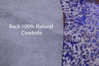 Thumbnail for Metallic Natural Cowhide Rug - Large 6'7