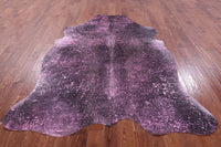 Thumbnail for Metallic Natural Cowhide Rug - XLarge 7'9