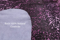 Thumbnail for Metallic Natural Cowhide Rug - XLarge 7'9