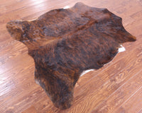 Thumbnail for Brindle Natural Cowhide Rug - Small 5'10