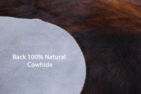 Thumbnail for Brindle Natural Cowhide Rug - Small 5'10