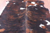 Thumbnail for Tricolor Natural Cowhide Rug - Small 5'5