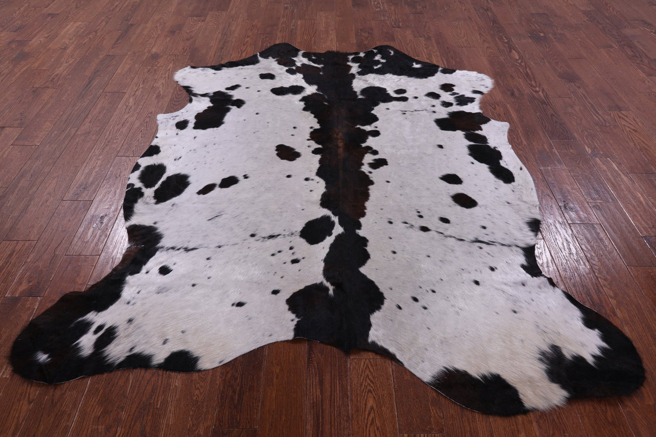 Tricolor Natural Cowhide Rug - XLarge 7'6"H x 6'5"W