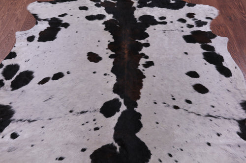 Tricolor Natural Cowhide Rug - X-Large 7'6
