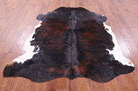 Thumbnail for Tricolor Natural Cowhide Rug - Large 6'9