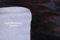 Thumbnail for Tricolor Natural Cowhide Rug - Large 6'9