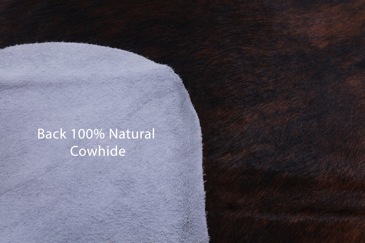 Brindle Natural Cowhide Rug - XLarge 7'4"H x 6'1"W