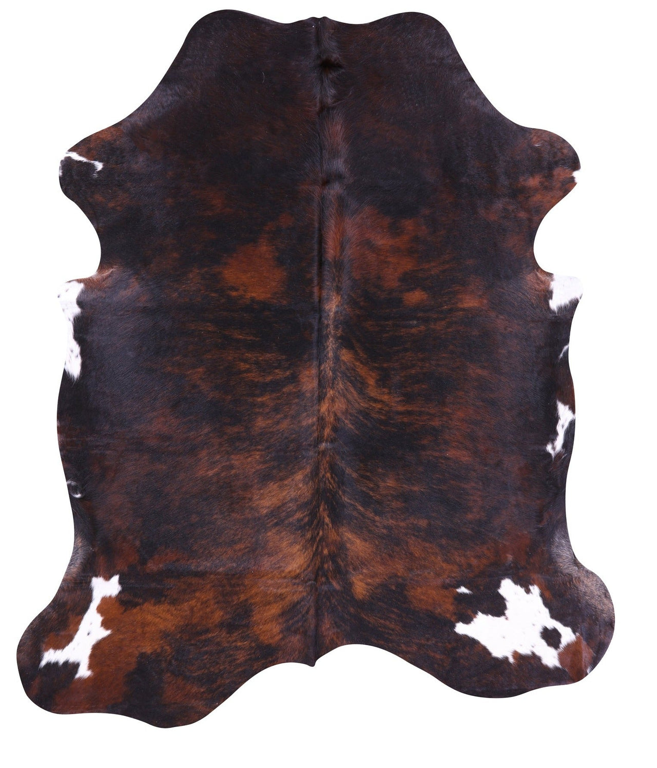 Brindle Natural Cowhide Rug - XLarge 7'4"H x 6'1"W