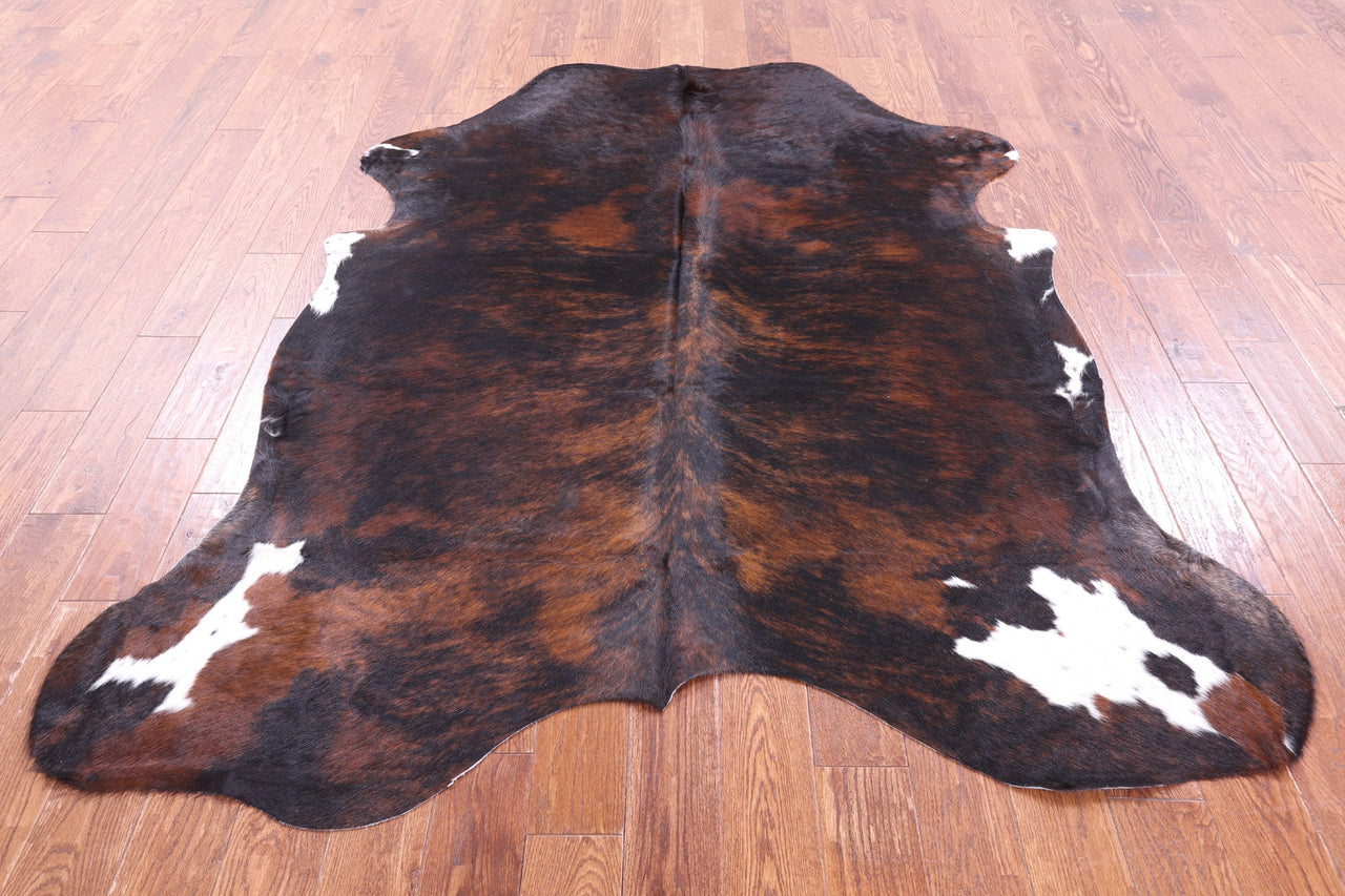 Brindle Natural Cowhide Rug - XLarge 7'4"H x 6'1"W