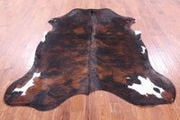 Thumbnail for Brindle Natural Cowhide Rug - XLarge 7'4