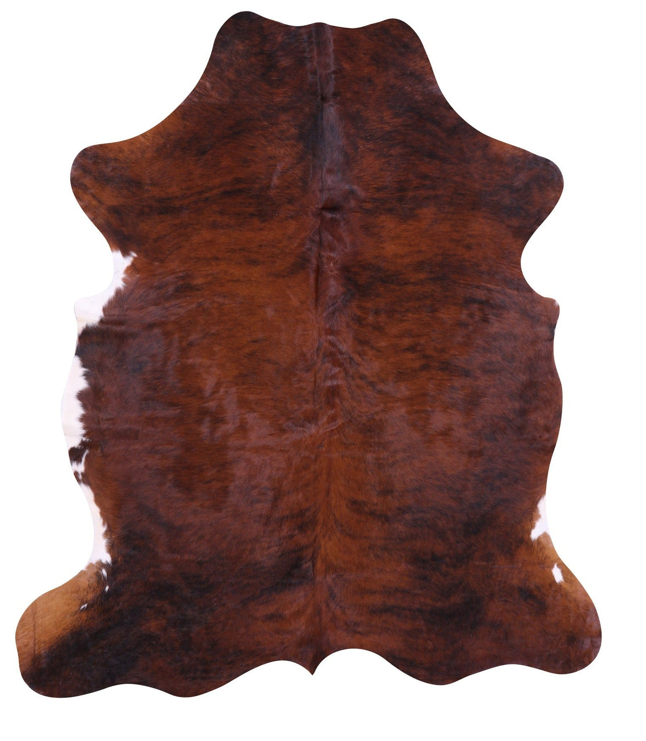 Brindle Natural Cowhide Rug - XLarge 7'1"H x 6'1"W