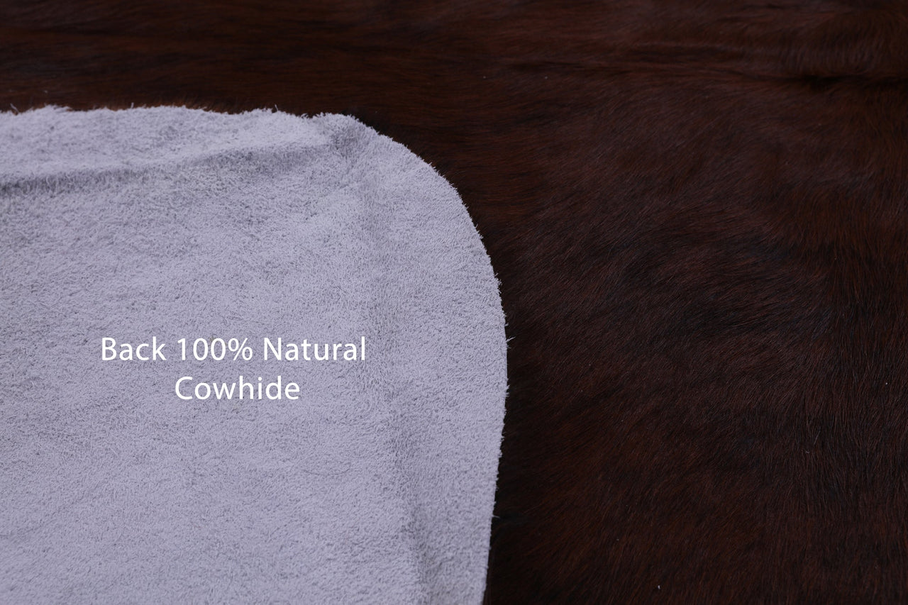 Brindle Natural Cowhide Rug - XLarge 7'1"H x 6'1"W