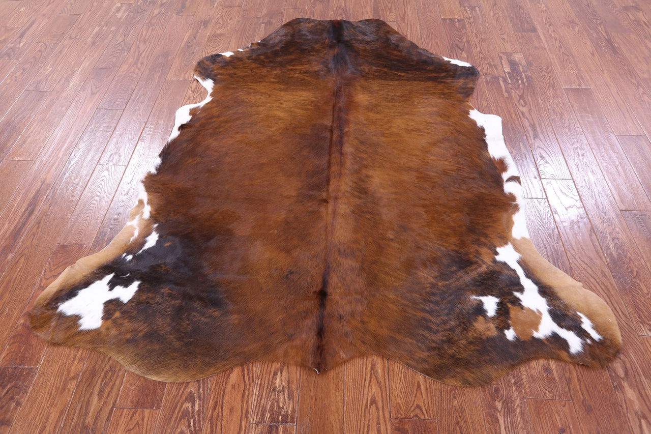 Brindle Natural Cowhide Rug - Large 6'9"H x 6'0"W