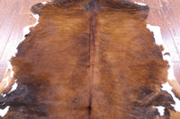 Thumbnail for Brindle Natural Cowhide Rug - Large 6'9