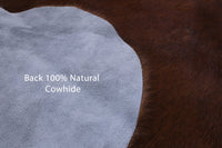 Thumbnail for Brindle Natural Cowhide Rug - Large 6'9