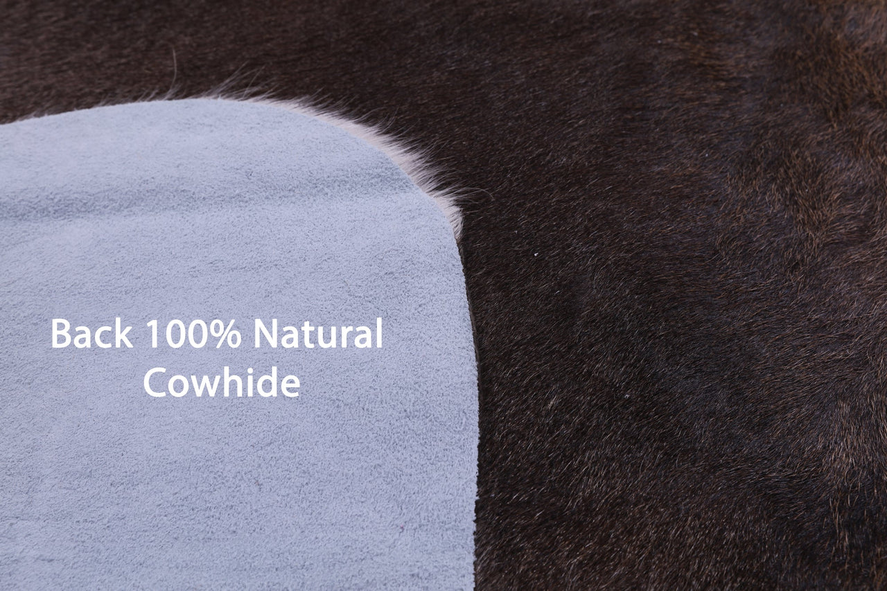 Grey Natural Cowhide Rug - Large 6'8"H x 5'11"W