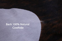 Thumbnail for Brindle Natural Cowhide Rug - Large 7'1